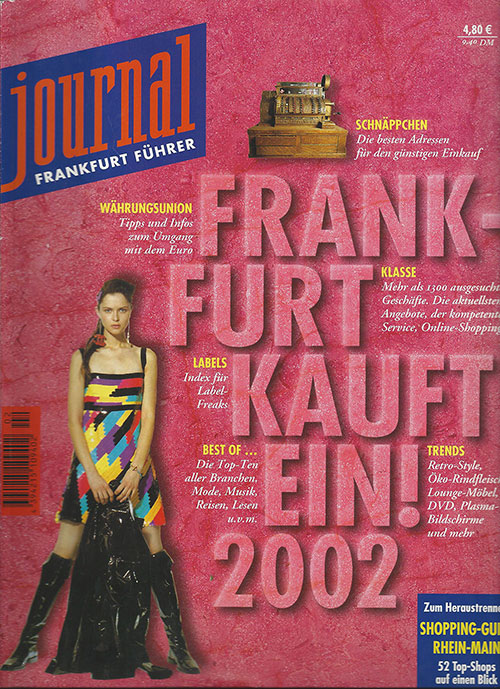Presseartikel Journal Frankfurt kauft ein (2002)