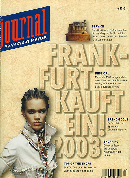 Presseartikel Journal Frankfurt kauft ein (2003)