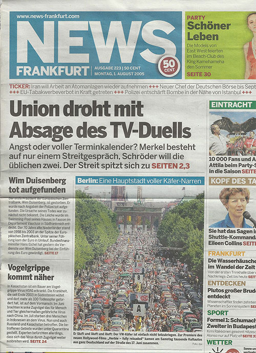 Presseartikel Frankfurt NEWS