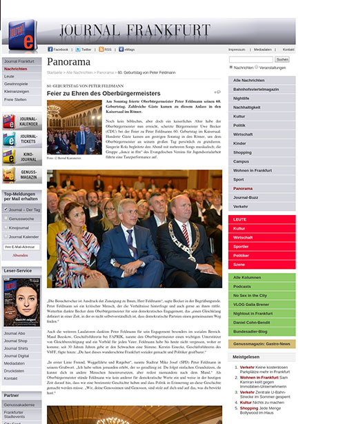 Screenshot Journal Frankfurt Link